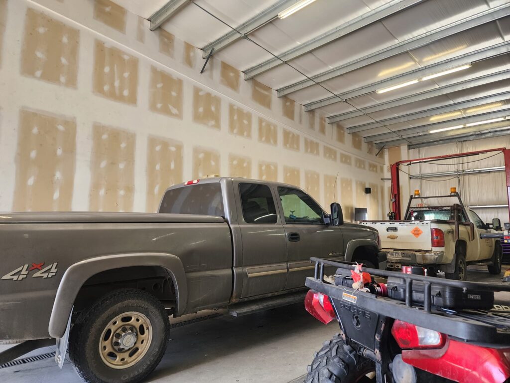 chevy truck in our repair shop